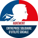Logo d'entreprise solidaire d'utilité sociale
