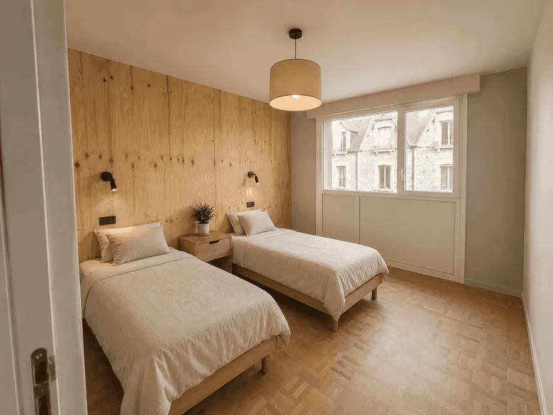 Intérieur de la chambre Locmalo